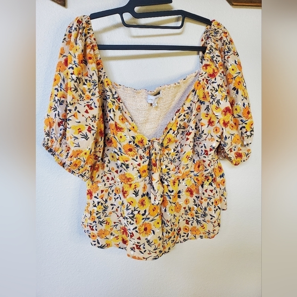 Lost +Wander Womens Somerset Top. Size XL